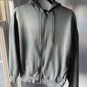 Alo oversized zip up sweatshirt